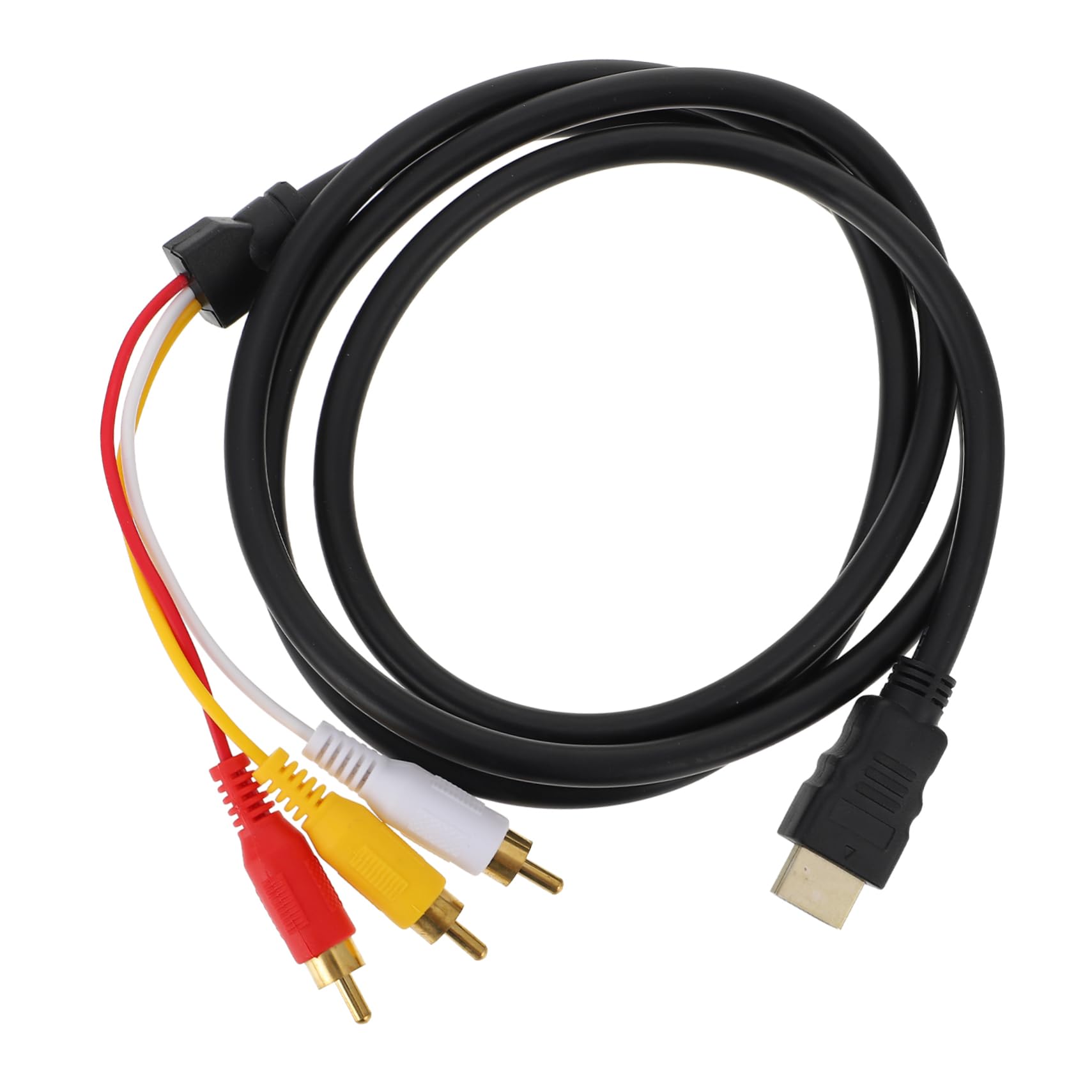 Connecting Cable to Video Adapter Cable Portable High Definition Cord for Tv DVD Projector Plated Connector Signal Transmission up to Resolution