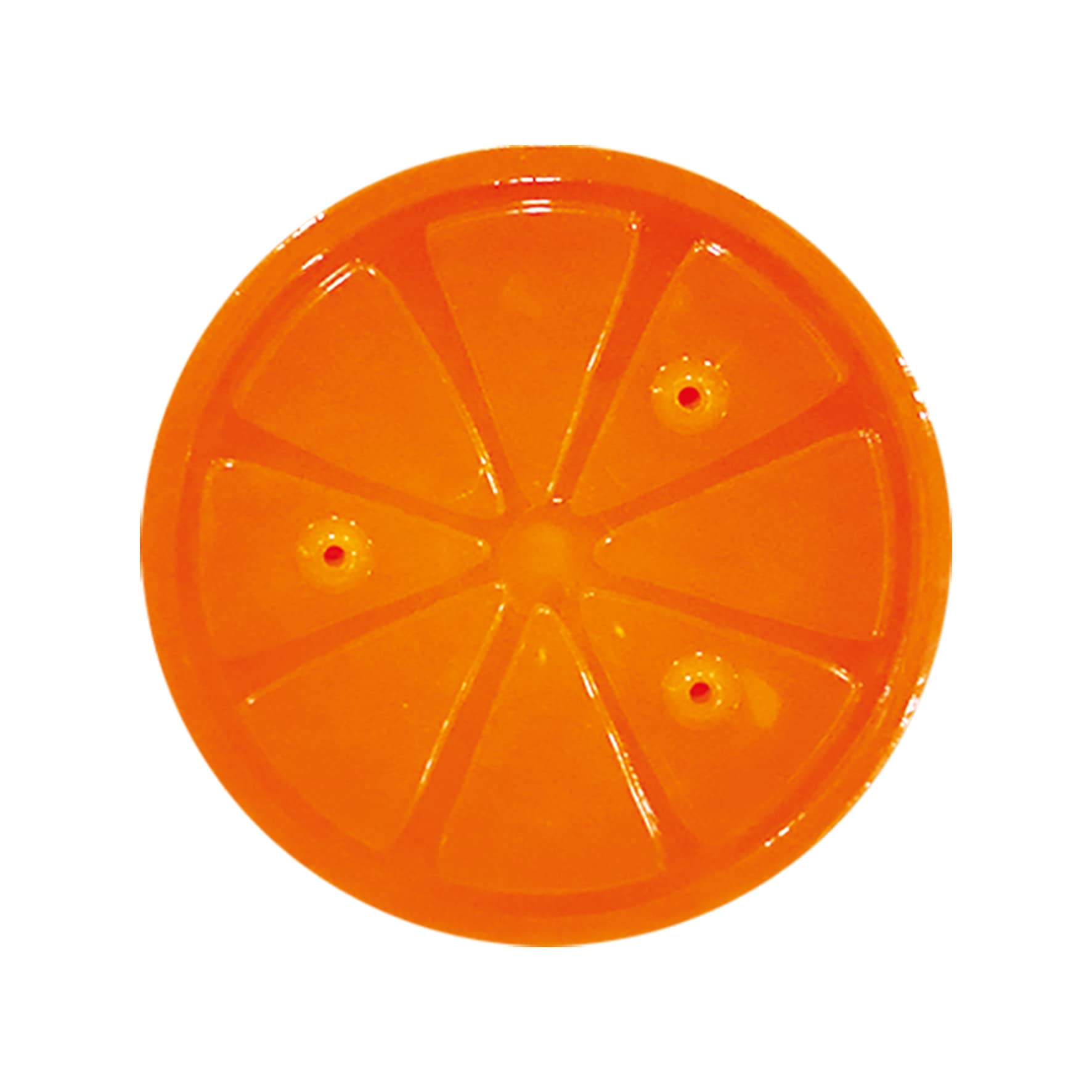 Croci - Juego refrescante para Perros Naranja, Juguete refrigerante para Perros, para Rellenar con Agua y congelar - 9 x 9 cm