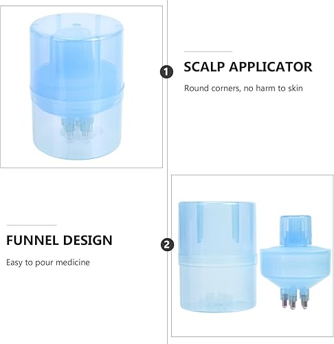 Miniatura 7 de LALAFINA 2 unids dispositivo aplicador de cabeza raíz herramientas suero cuidado cuero cabelludo aceite esencial medicina masajeador cepillo peine