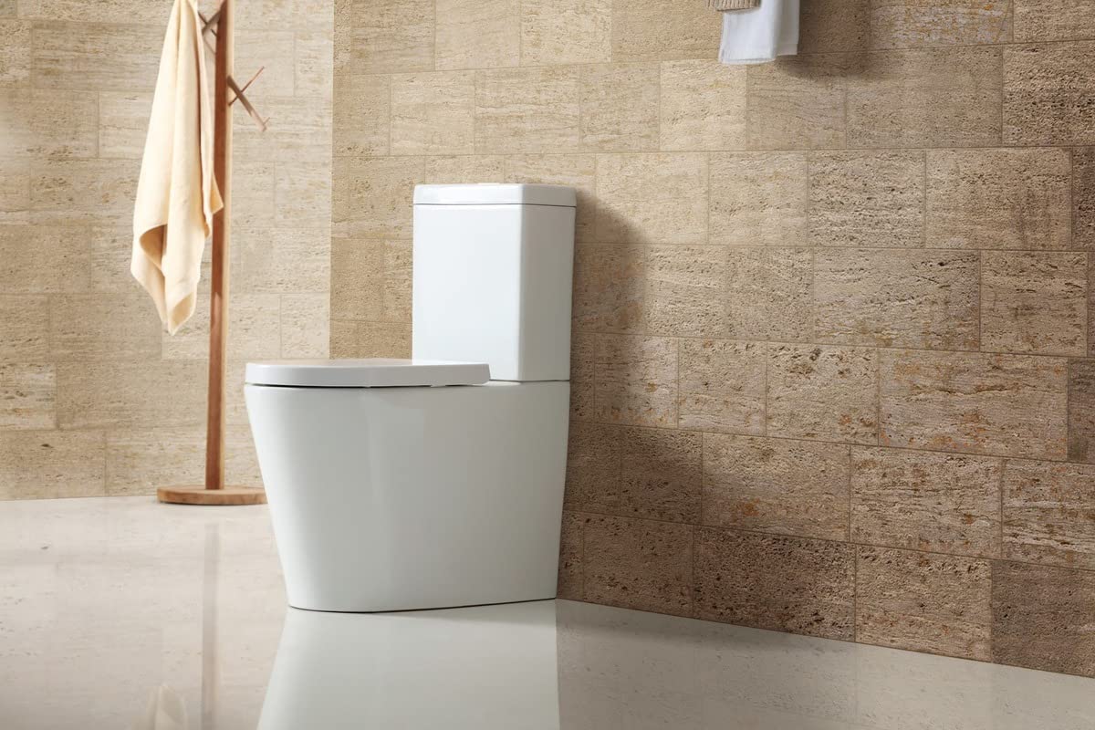 Swiss Aqua Technologies WC da tavolo | Sedile SoftClose | Massima igiene e resistenza agli urti | SATBRE031RREXVP