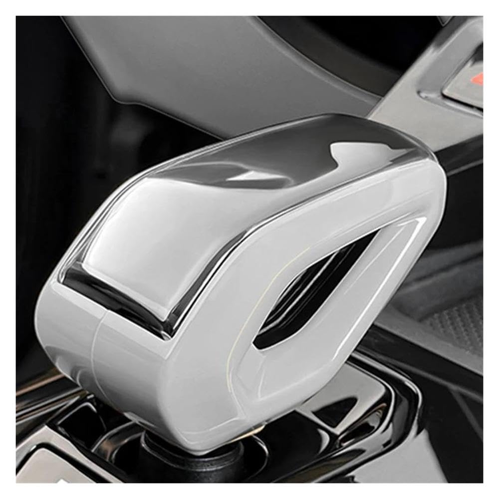 HYASDBWE for Geely for Cityray for Okavango for Starray for Atlas FX11 2023-2024 Car Shift Knob Protective Shell Gear Cover Accesorios Gear Shifter Parts(Silver)