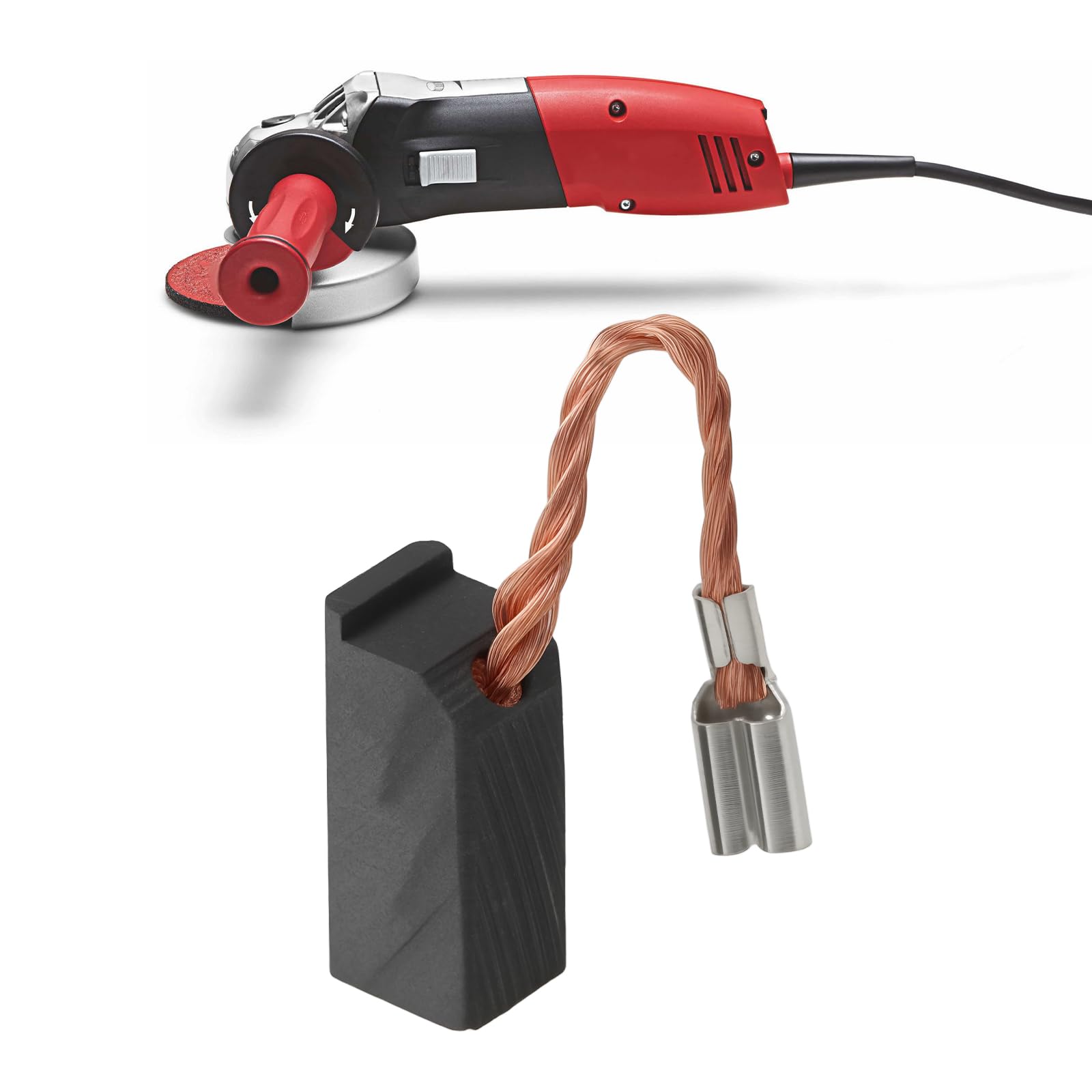 Create idea 2 works Angle Grinder Carbon Brush 15x7x6.3mm Compatible with Flex LE1503VR LBR1506VR L1506VR L1501VR - Image 2