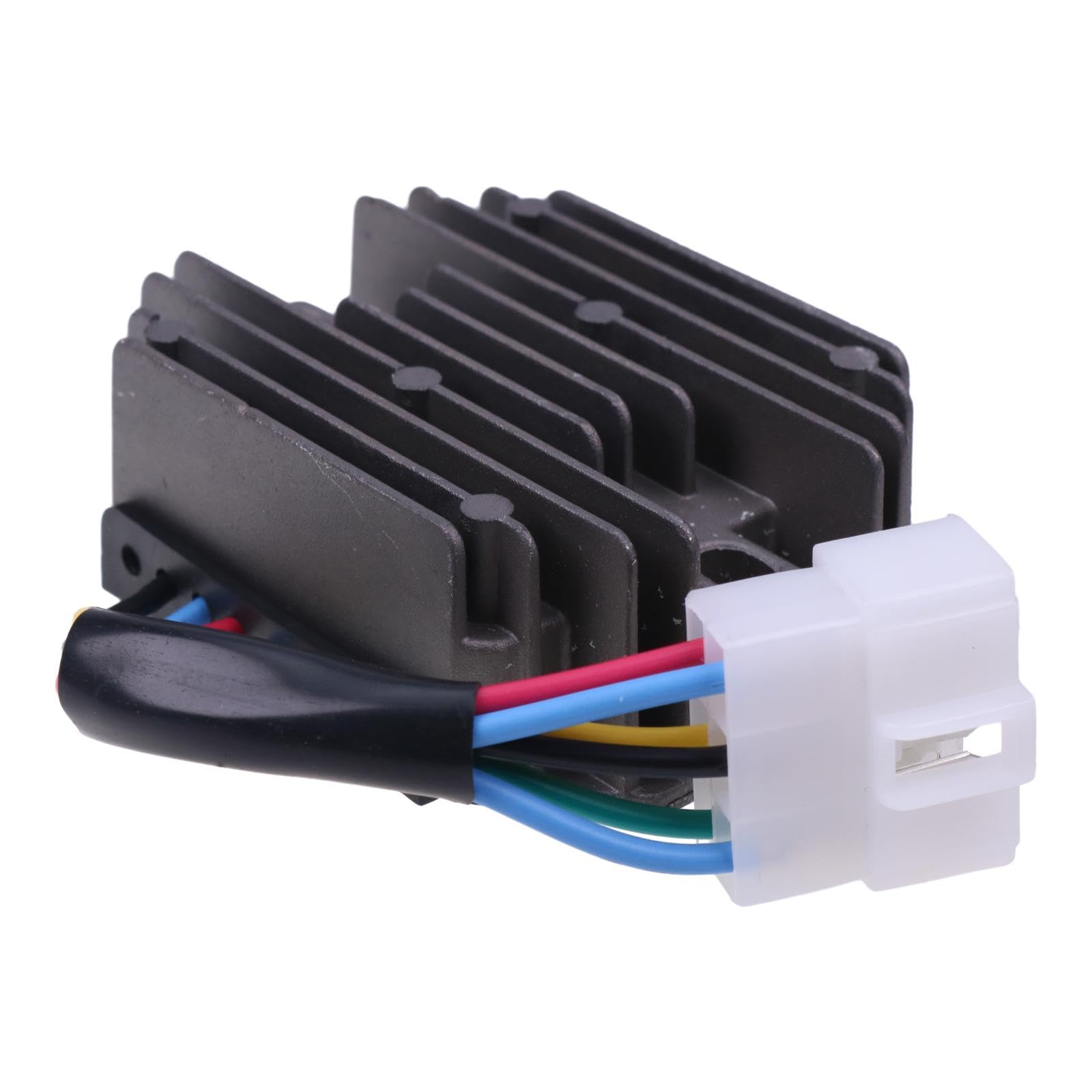 Regulador de voltaje de 12 V RP201-53710 19267-64600 compatible con tractor Kubota B2410HSD B2410HSDB 2410HSE B2710HSD de 6 núcleos