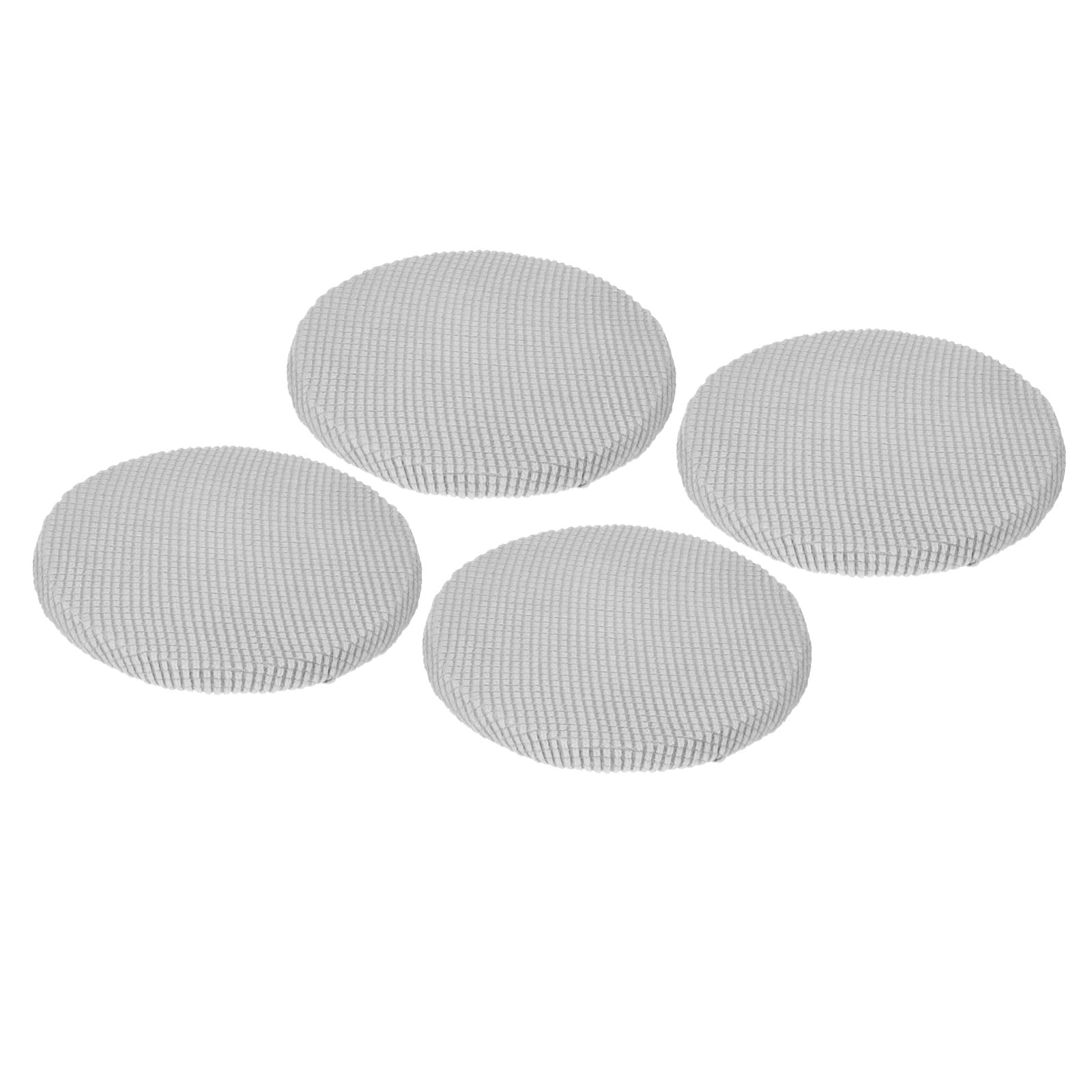 Uxcell Round Bar Stool Covers 4 Pack, Round Chair Covers with Elastic Bands Dia.11-14"
