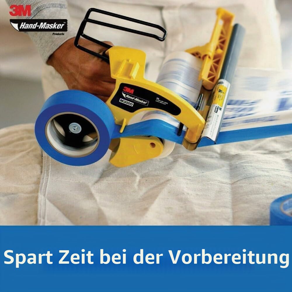 3M Handmasker M3000 Werkzeug zum Abkleben von Folie und Papier, alle Bandbreiten, 1 Spender ohne Klinge