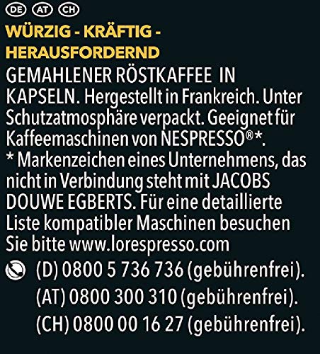 'or espresso capsules lungo estremo intensité 10 x10 52g - vue 8