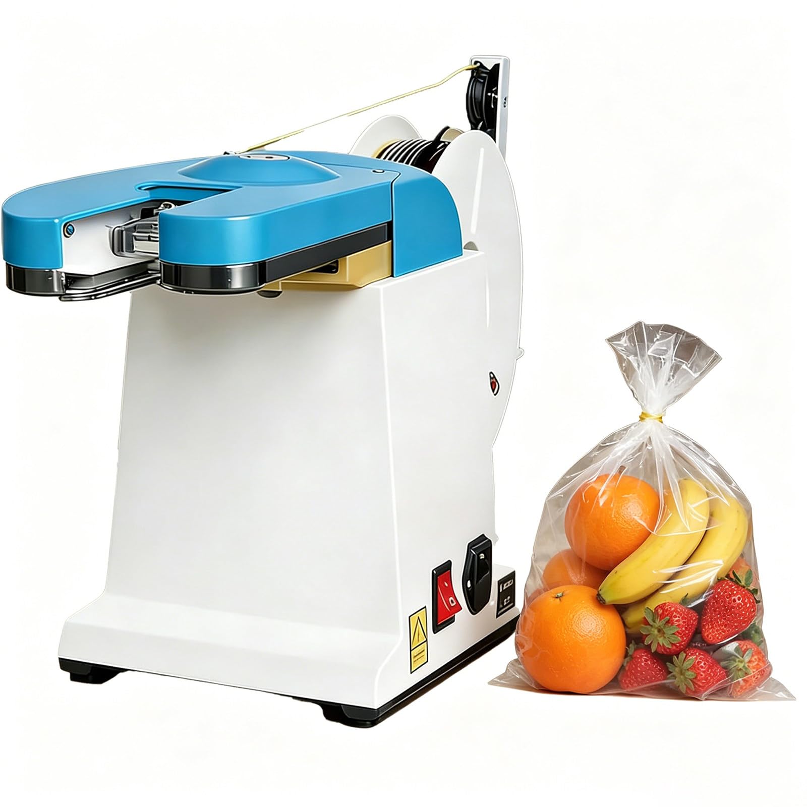 Fasciatrice elettrica 40 pacchetti/legatura veloce minima, compatta dell'alloggiamento di alluminio per la vendita al dettaglio della cancelleria del fiore dell'alimento