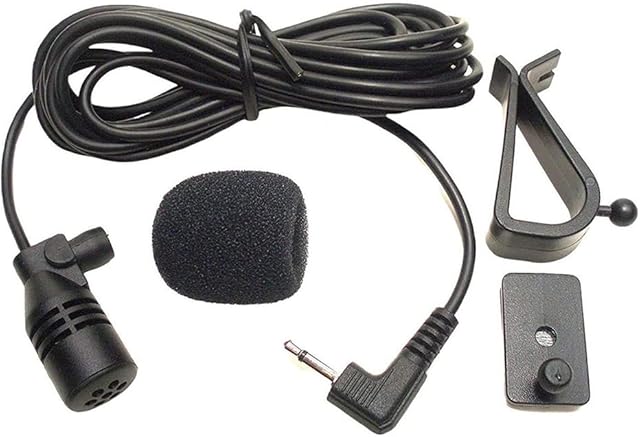 LINYYDS 3.5mm Microphone Car Microphone HD Voice Assembly Mic for Car Vehicle Head Unit Bluetooth Enabled Stereo Radio DVD GPS