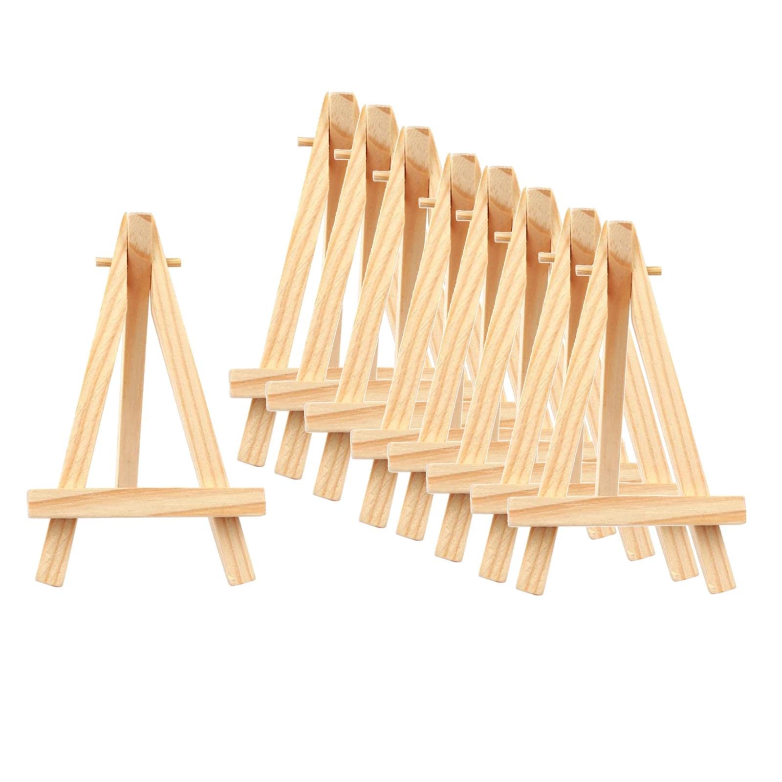 Amazon.co.jp: ミニ天然木ディスプレイイーゼル (10のパック) 、a