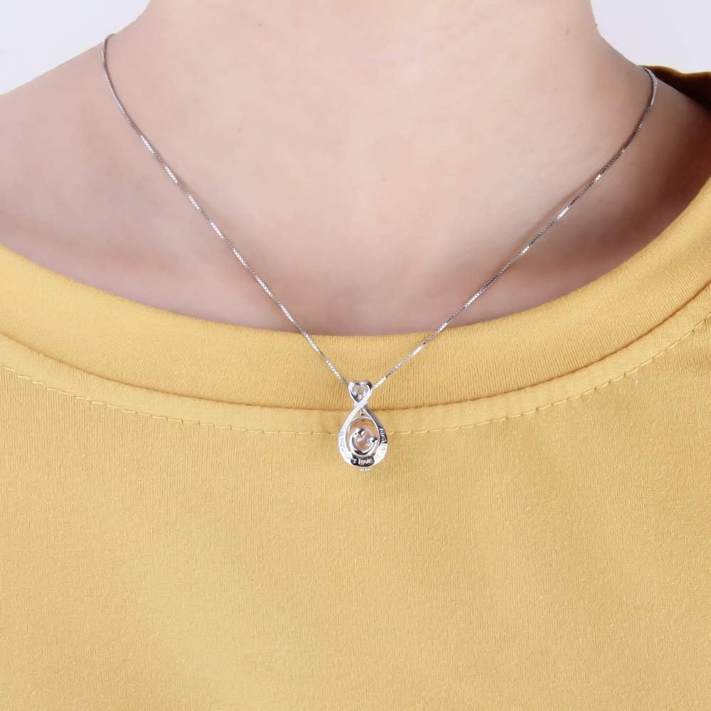 925 Sterling Silver Twisted Waterdrop Mother Love Cage Pendants Crafting Charm for DIY Necklace Bracelet Jewelry Making - Image 6