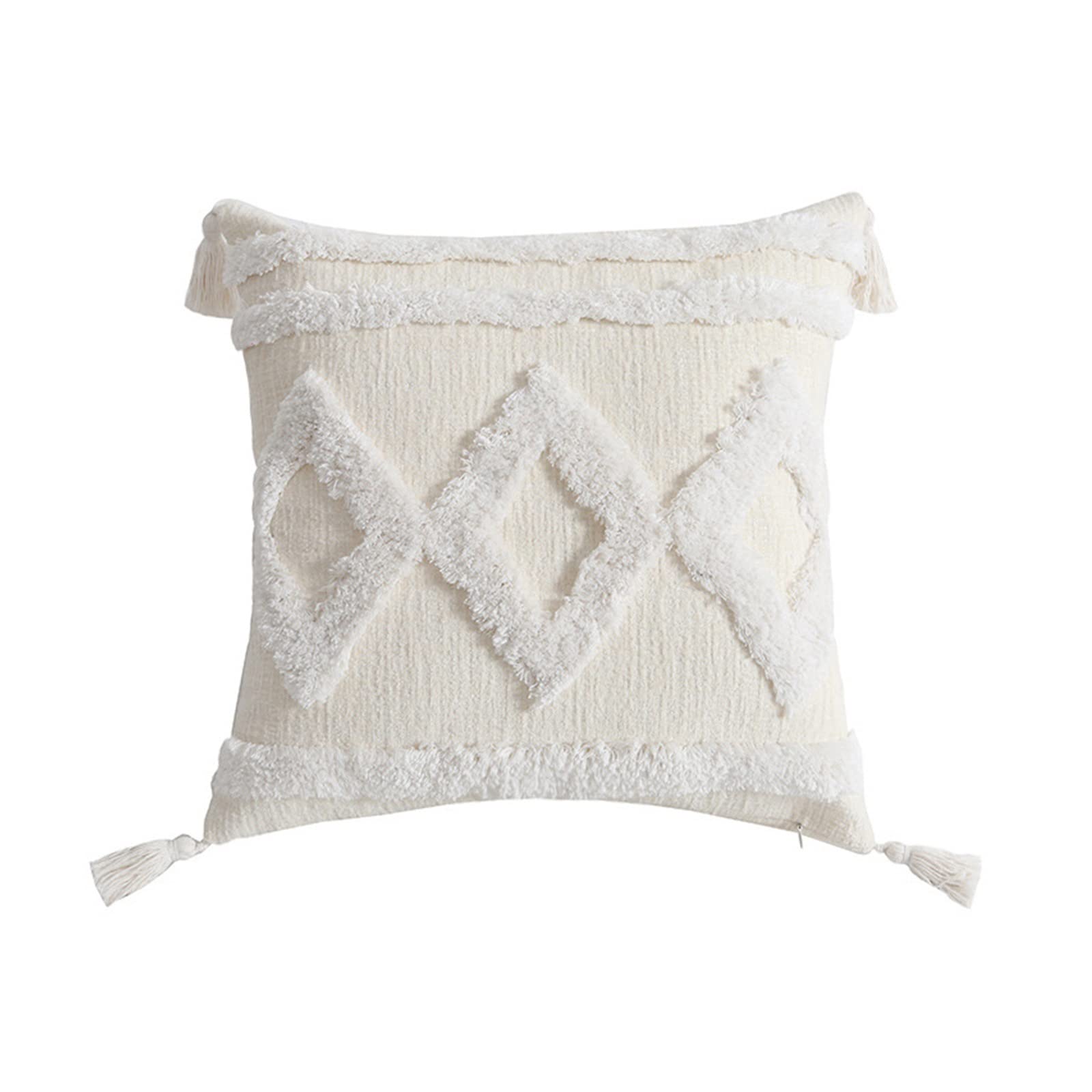 Housse de coussin chenille anti pli pour rénover un canapé fatigué