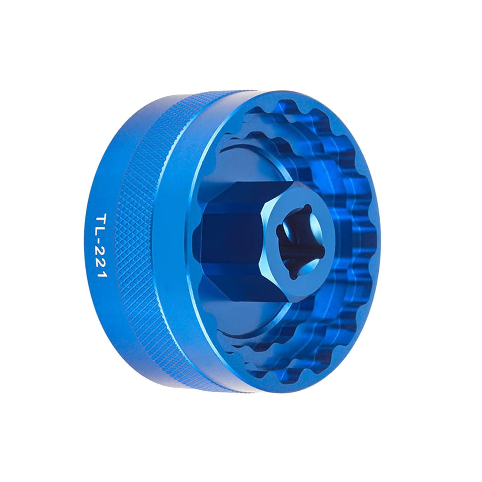 Pffiocix Men's Blue Universal Bicycle Bottom Bracket Remover And Installer Tool With Compact Portable Design For Efficient Repair