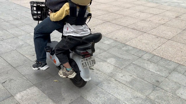 Kinder Motorrad Sicherheitsgurt - Verstellbarer Hüftgurt Mit Reflektorstreifen