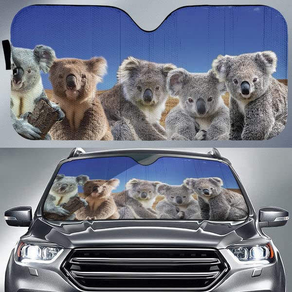 Couverture pare-brise voiture koala universelle pour SUV et camion