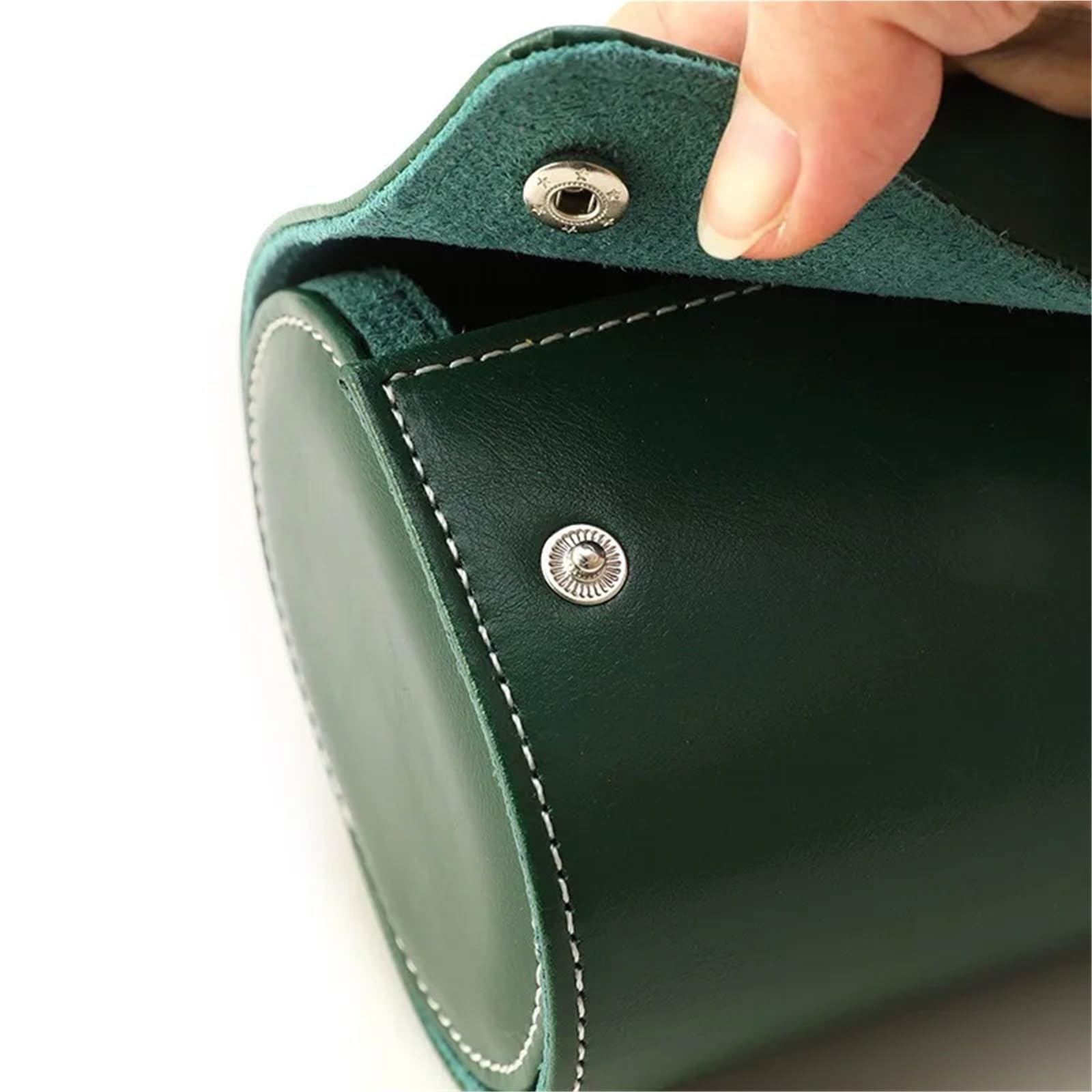 Custodia for Orologio Portatile In Pelle Da 2 Pezzi Per Orologi | Rotolo Organizzatore di archiviazione personalizzato Porta orologio da viaggio Confezione regalo antiurto