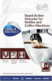 🚨 EXTREME: CARE + PROTECT Universal Descaler for Coffee Machines and Kettles, Removes Limescale and Residues of Coffee and Tea, 6 Sin…