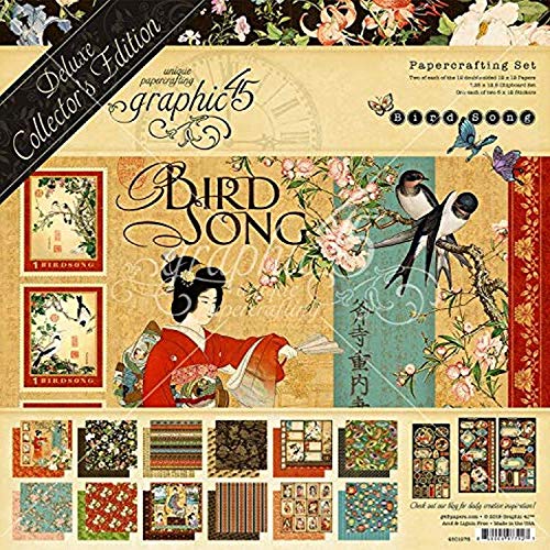 GRAPHIC 45 4501957 DLX COLLECTR ED Pack Bird Song