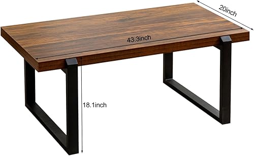 Miniatura 6 de GAZHOME Juego de mesa industrial de 2 piezas, incluye soporte de TV con estación de carga y puertos USB para TV de 65 pulgadas y mesa auxiliar de 43