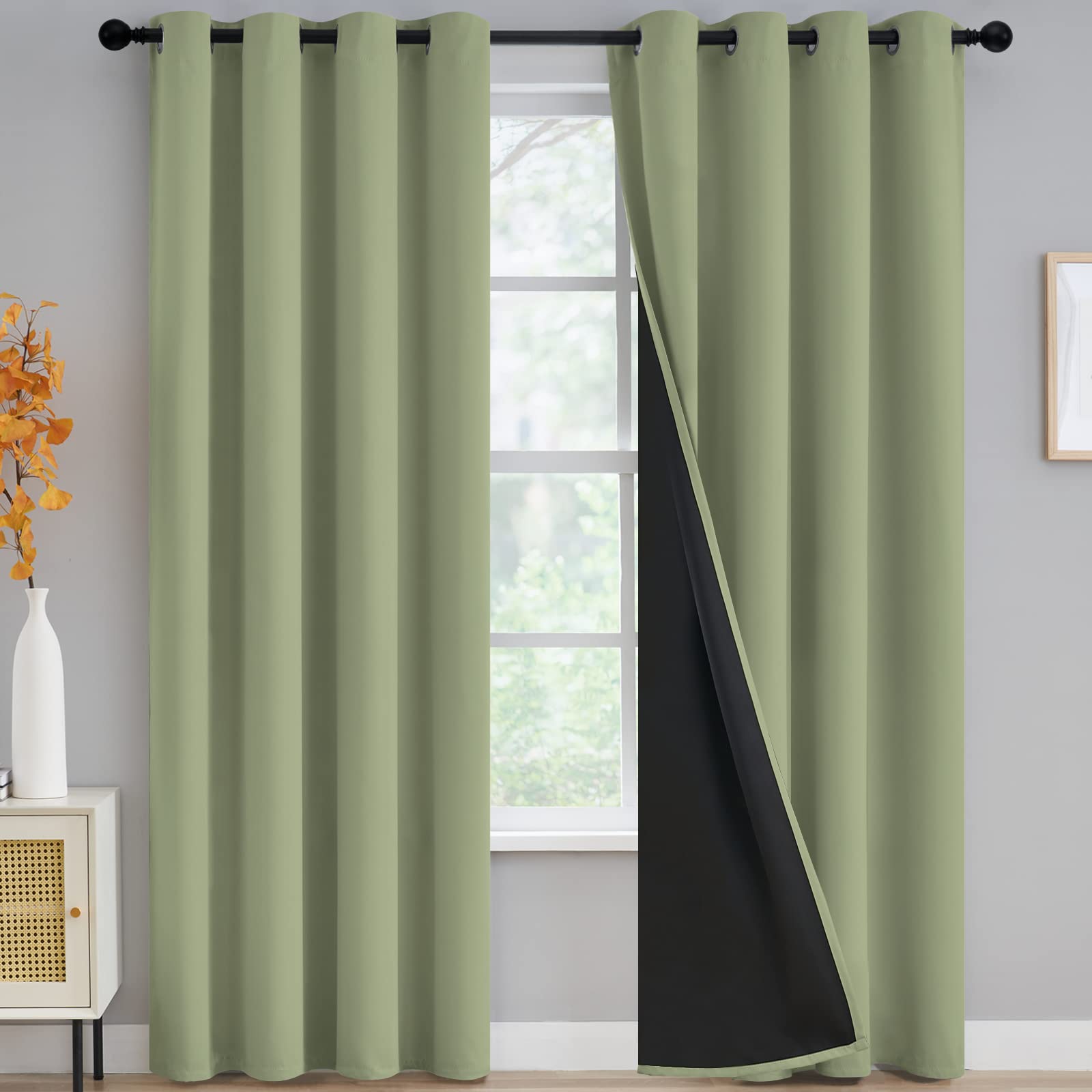 Emerald Green Blackout Curtains - 100% Light Blocking -11 Emerald Green Blackout Curtains - 100% Light Blocking -11