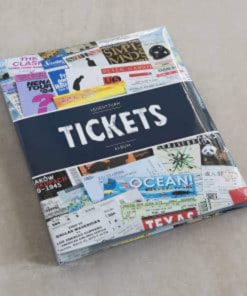 Album für 156 Eintrittskarten: Album für 156 Eintrittskarten und Tickets