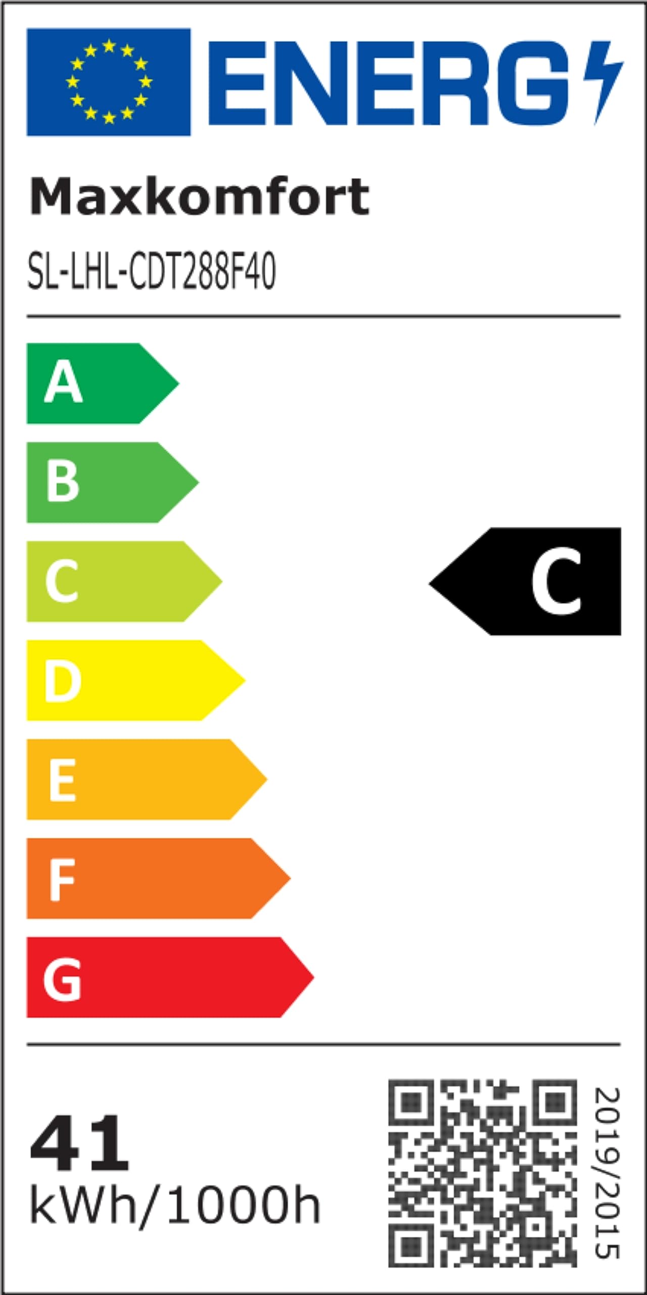 max K O M F O R T LED Linear Hallenleuchte IP42 Feuchtraum Tube Röhre Leuchte 40W Industrielampe Pendelleuchte Lichtleiste 120 cm