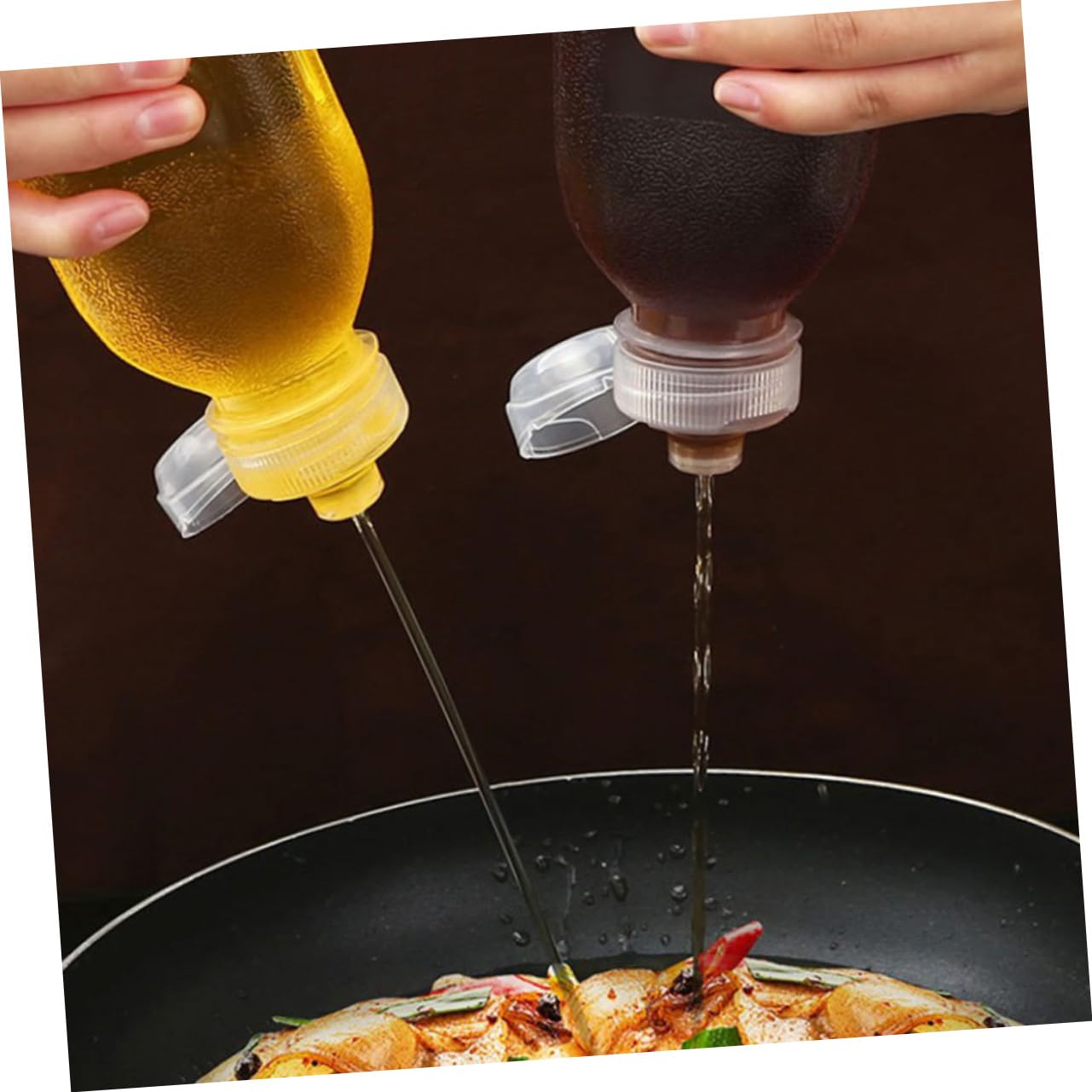 PRETYZOOM 20 Pz Bomboletta Spray Porta Olio Per Cucinare Porta Aceto Bottiglia Di Olio Per La Cucina Contenitore Dell'olio Beccuccio Dosatore Olio D'oliva Bottiglie Di Olio D'oliva Pp
