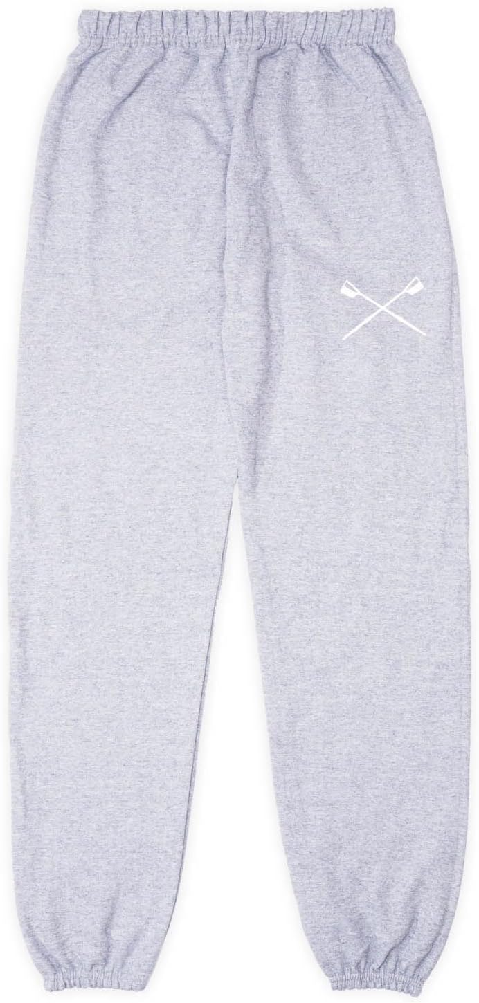 Crossed Oars Sweatpants | Crew Rowing Apparel by ChalkTalk Sports | Multiple Colors | Youth and Adult Sizes