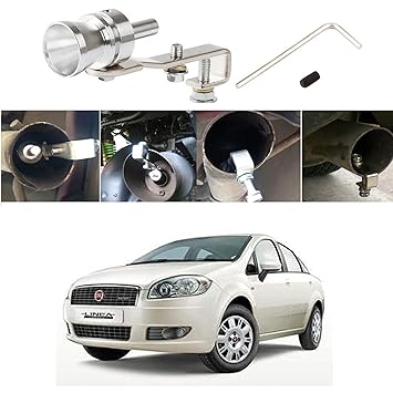 Olmeo Turbo Sound Car Silencer Whistle Silver for Fiat Linea