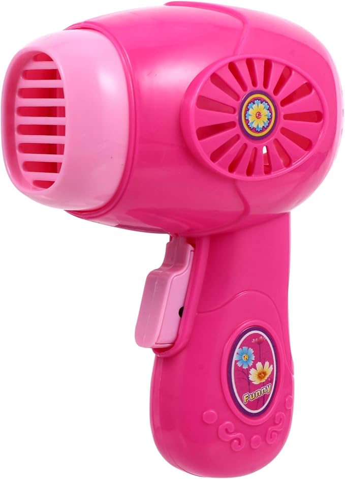 Tomaibaby Girls Beauty Salon Hairdryer Pretend Play Set Dollhouse