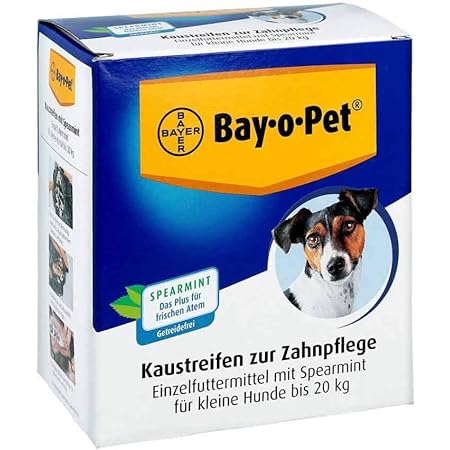 Bay O Pet Zahnpfl Kaustreif F Kl Hunde 140 G Amazon De Haustier