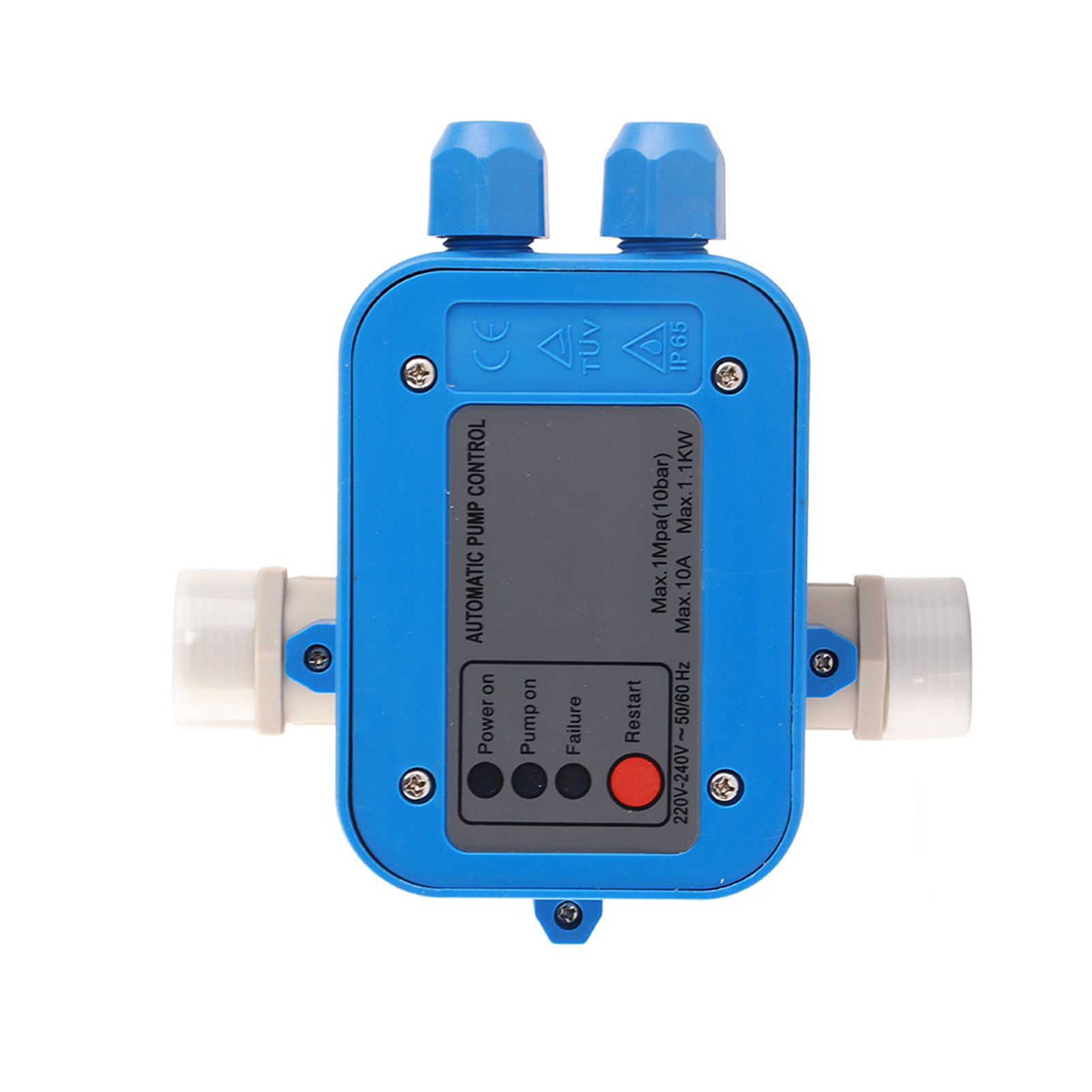 Pressostato Automatico per Pompa Acqua, 1,1 KW, Regolatore Automatico con Controllo Pressione Costante per Pompe Elettriche