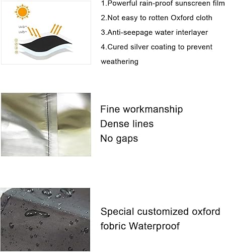 Miniatura 5 de Funda para lavadora, cubierta para lavadorasecadora para carga superior, a prueba de polvo, impermeable, totalmente automáticacubierta de lavadora