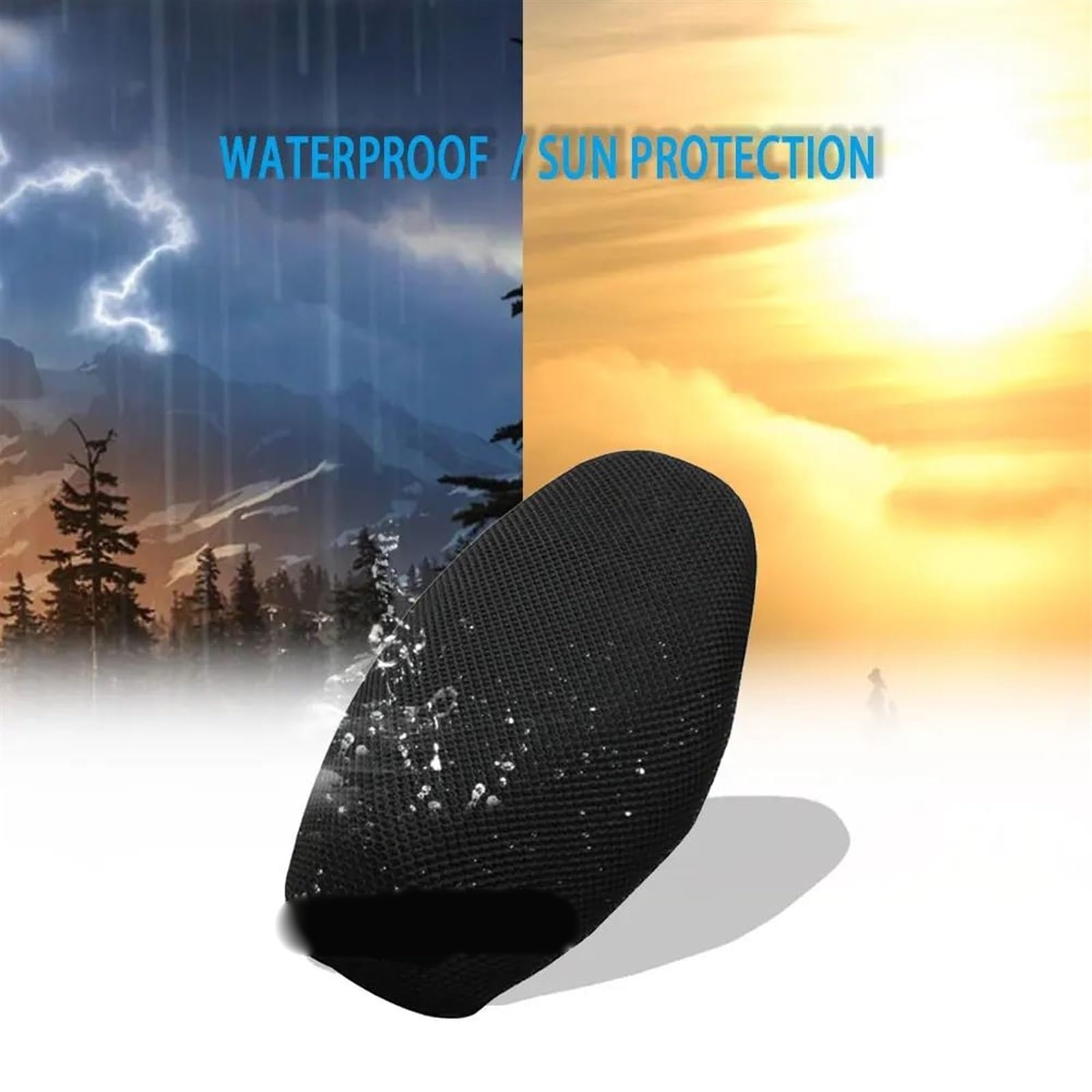 Motorcycle 3D Breathable Sunscreen Mesh Protecting Cushion Seat Cover For ZONTES 350E 350e 350D