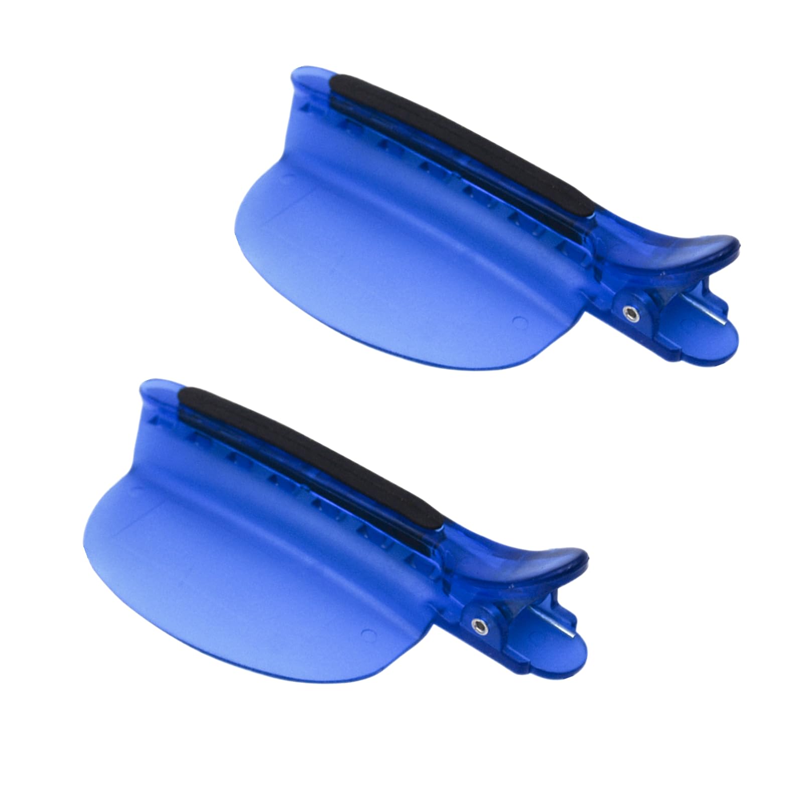 2 Pcs Sectioning Clips Professional Barber Easy Speed Separator Clips Heat Insulation Hair Tools for Wig Extension Hair(Blue)