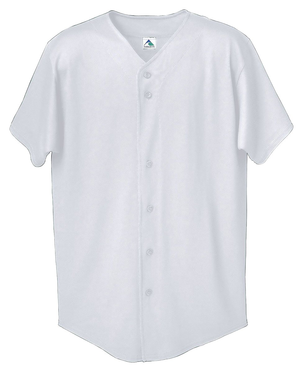 Augusta Sportswear 670 Adult's Button Front Baseball Shirt