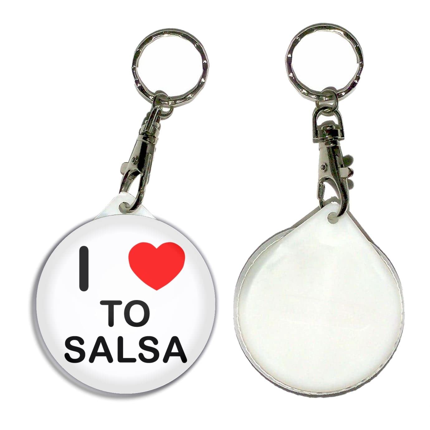 I Love Tequila - Portachiavi con badge Button da 55 mm