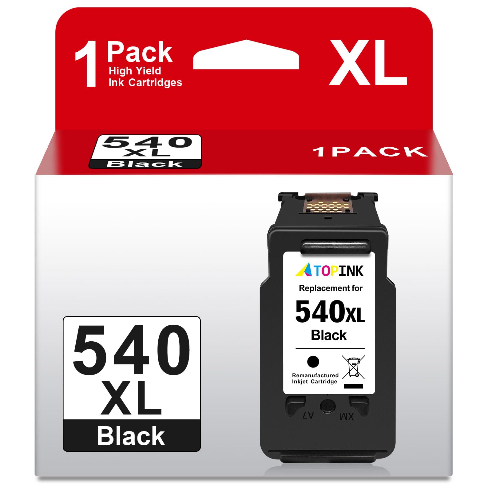 ATOPINK PG 540 Schwarz, PG-540 PG540XL Kompatibel für Canon Druckerpatronen 540, 540 XL Schwarz für Canon TS5150 Druckerpatronen für Pixma TS5150 TS5151 MG3650s MG3650 MG3600 MG3250 MX475 MG4250