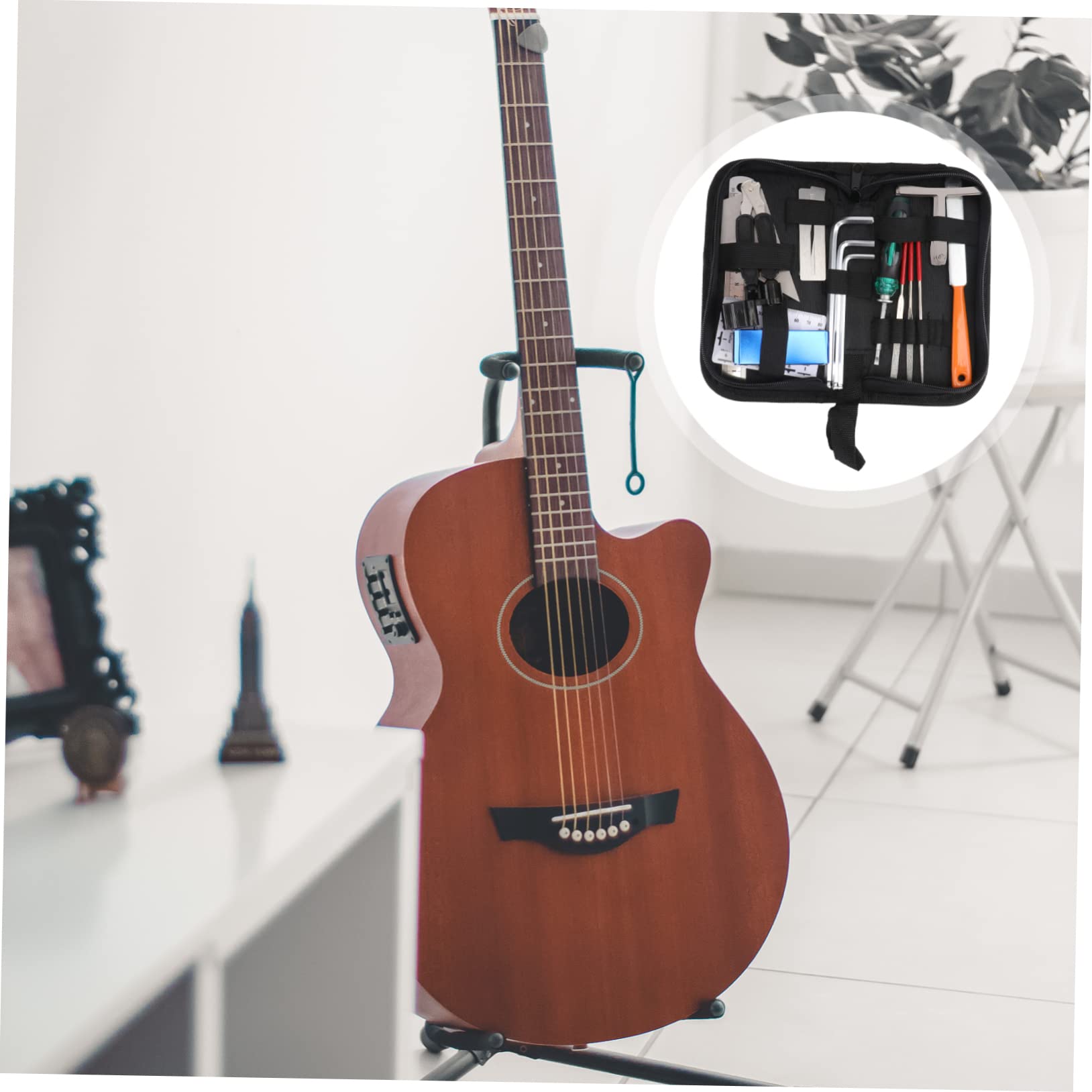 1set Kit Completo Per La Manutenzione Della Chitarra Strumenti Pratici Per Pulizia e Riparazione Di Accessori Per Musicisti Professionisti e Amatori