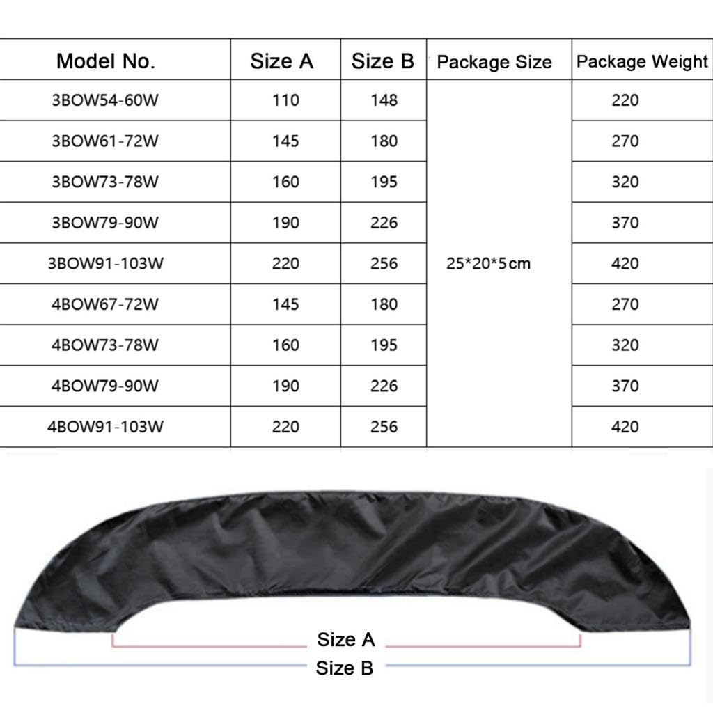 Bimini Top Boot Cover Resistente A La 4bow 91 A 103w