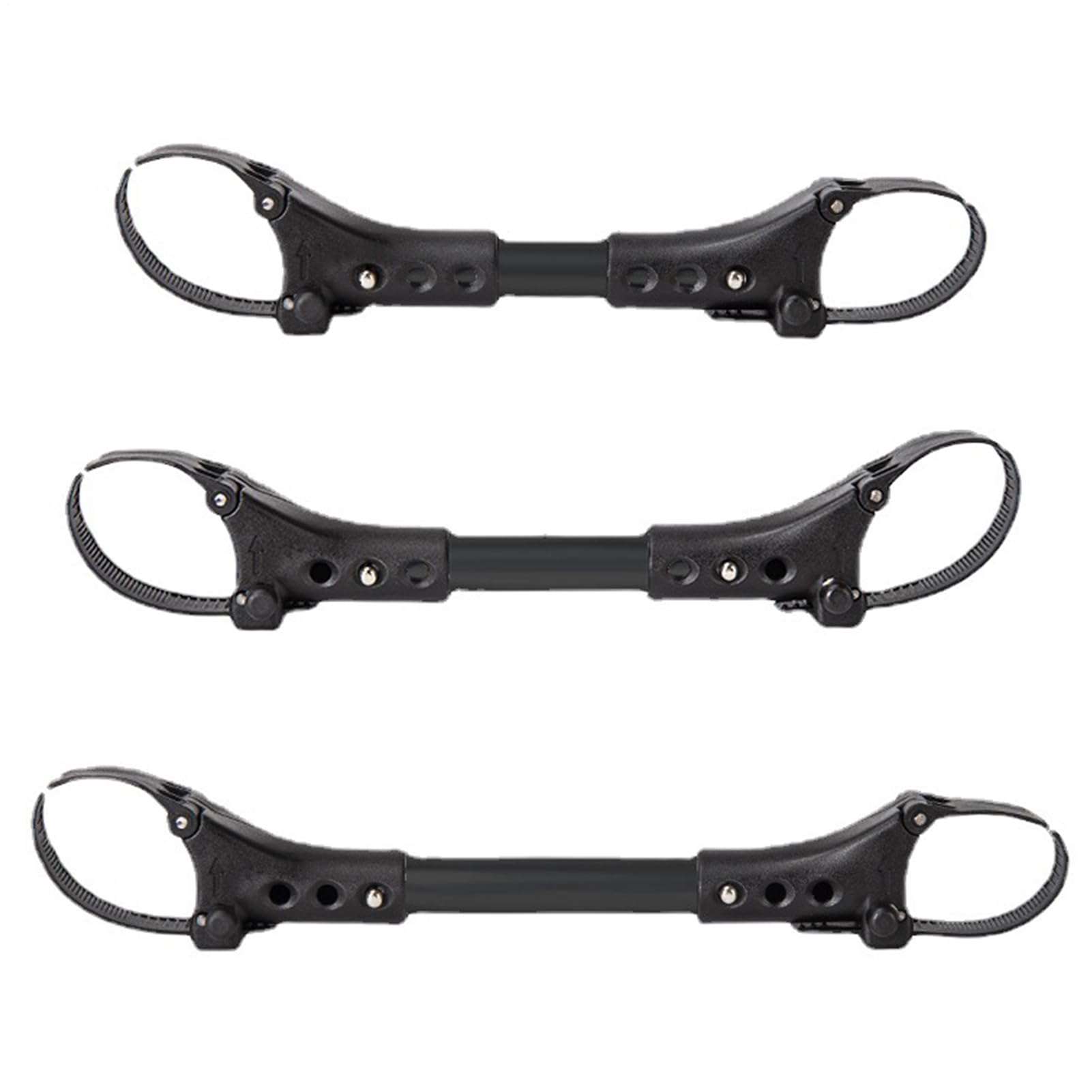 Conectores dobles para cochecito, 3 piezas, conectores ajustables para carrito de bebé, para convertir dos cochecitos individuales en un cochecito doble que se adapta a la mayoría de carritos de bebé