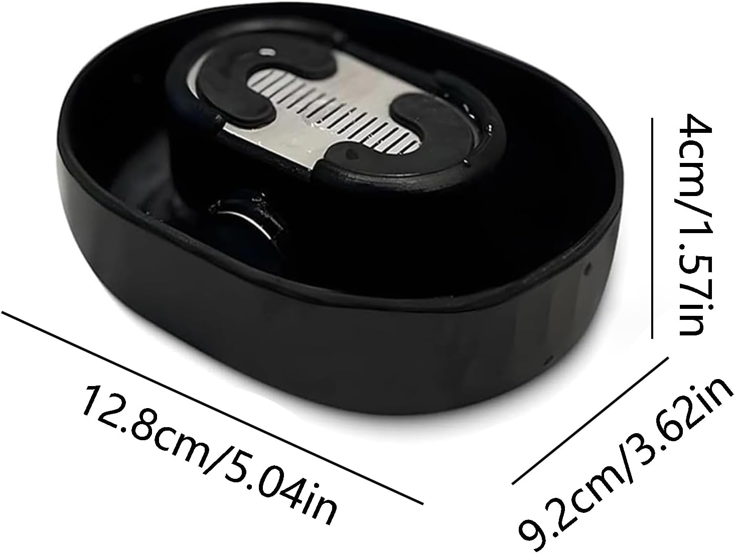 1 Pack Razor Rinser, Manual Push-Type Razor Rinser, Shaving Razor Rinser Cleaner, Clean Your Razor Efficiently, Save Water, and Ditch The Sink, with 1 Shaver and 1 Shaving Cream (Clear)