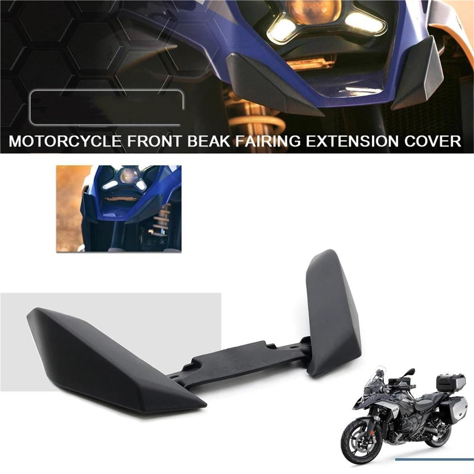 Cubierta Protectora Extensor De Carenado De Pico Delantero Guardabarros Delantero Motocicleta Cubierta Extensora De Rueda para B&MW R1300GS R 1300 GS R1300 GS 2023-2025