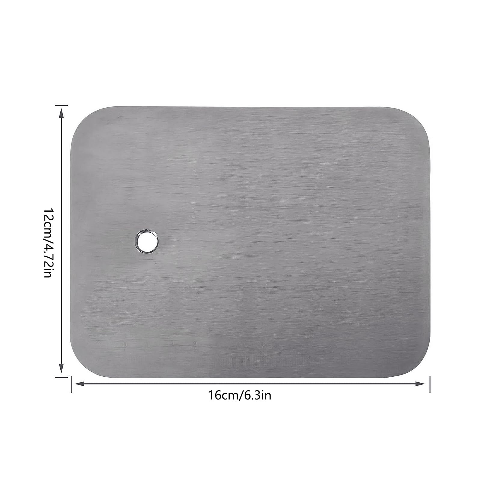 Station de pêche réglable en métal avec échelle de mesure intégrée, base de station de mouche portable