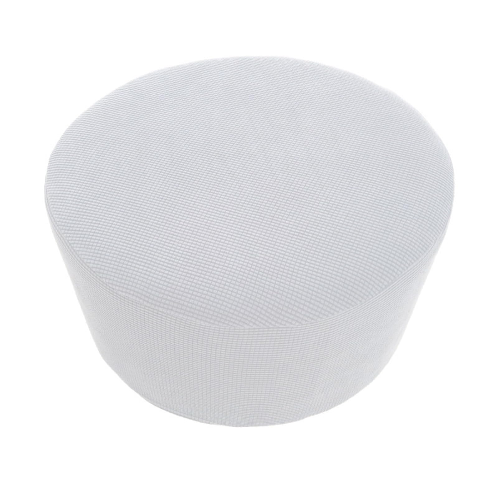 Buxuaaaa Ottoman Slipcover Easy Installation & Care Ottoman Covers Machine Washable Slipcover for Round Footstool