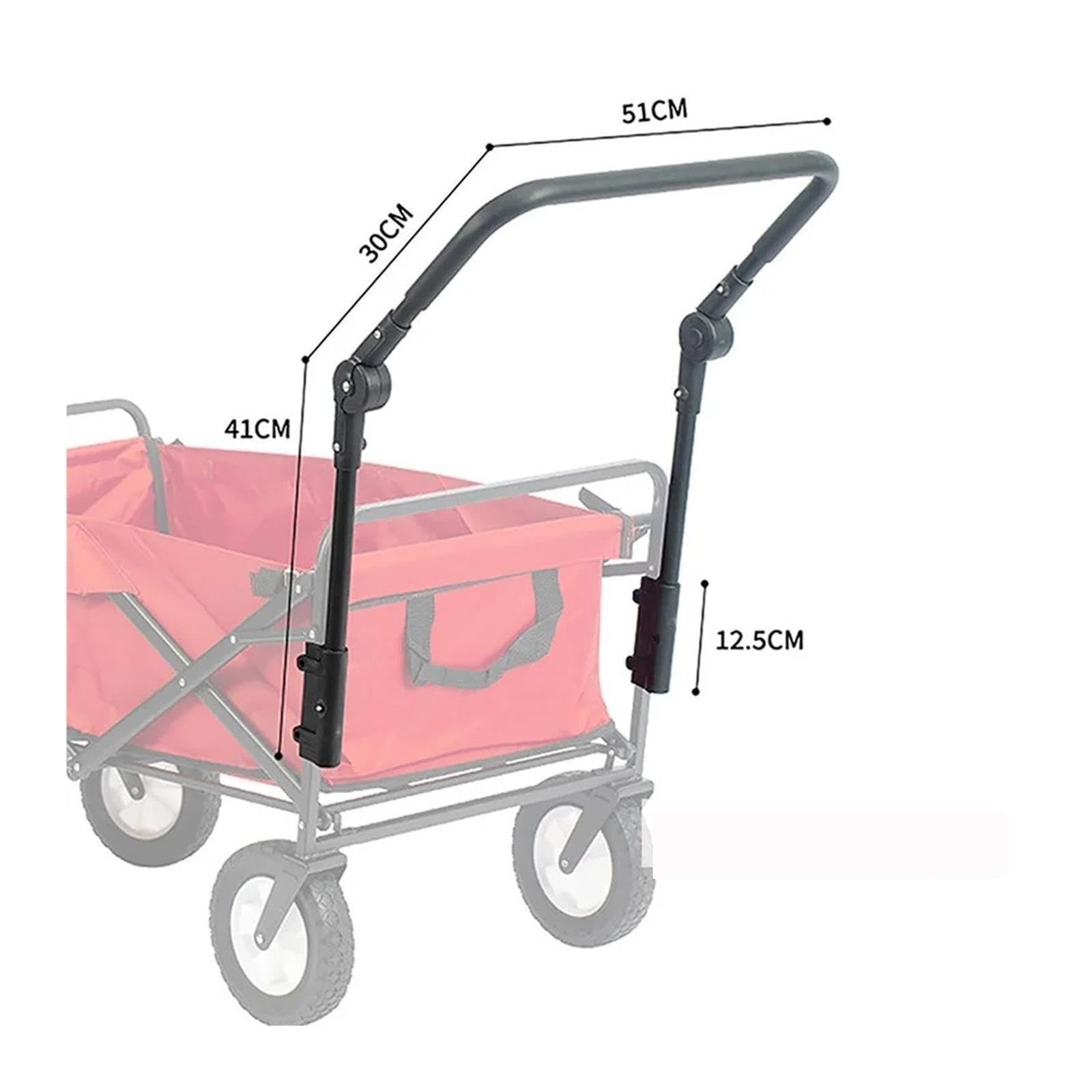 Asa Telescópica Asa de Empuje for Carrito Plegable