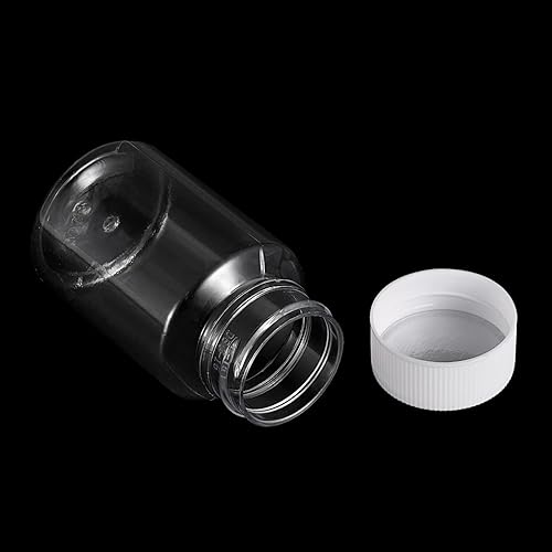 Miniatura 4 de PATIKIL Botella de reactivo de boca ancha de 1.0 fl oz, 1 oz, paquete de 30 botellas de almacenamiento, recipientes de muestras de plástico para