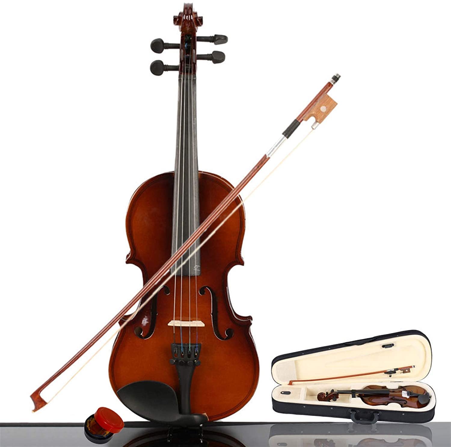Violín De Juguete Para Niños De 17x48 Cm – Instrumento Acústico De ABS Con Cuerdas Ajustables, Arco Y Resina – Perfecto Para Principiantes