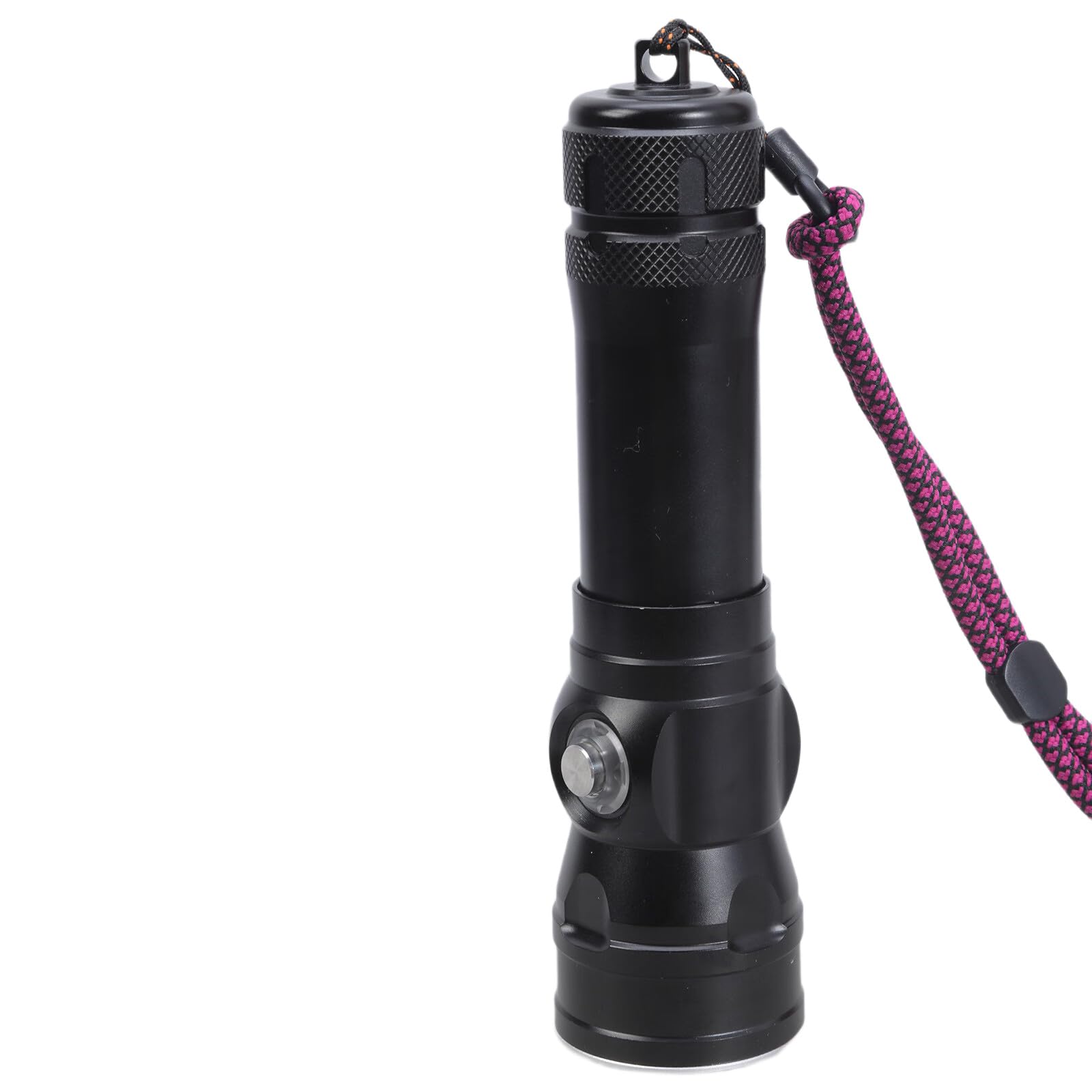 Torcia elettrica subacquea a LED con struttura in metallo e luce da pesca adatta per immersioni in mare e pesca