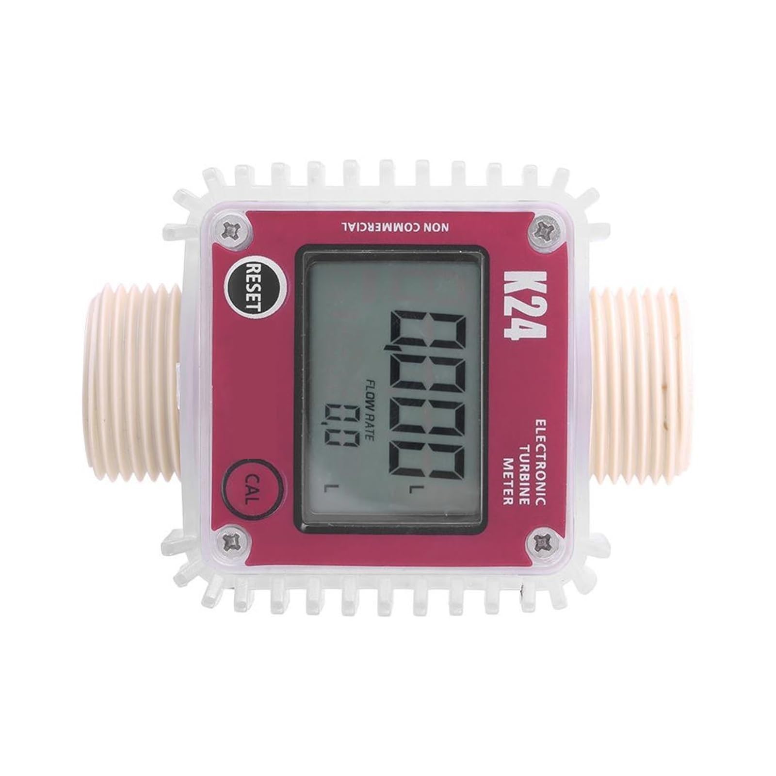 Medidor de Flujo de Agua, Controlador cuantitativo de Flujo con Pantalla Digital DN25, Sensor de Flujo de Agua de 1 ", Uso de válvula solenoide for controlar y Mostrar el Flujo de líquido