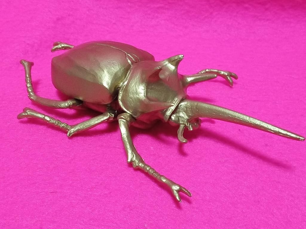 Amazon | 昆虫フィギュア ゴホンヅノカブト ゴールドゴホンヅノ